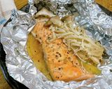 塩出汁×バターで鮭のホイル焼き作り方5写真