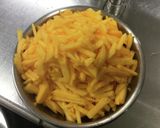 【保育園給食】柿の酢の物作り方2写真