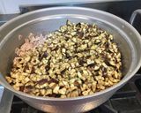 【保育園給食】茄子豚丼作り方3写真