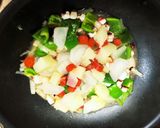 時短、たっぷり野菜と刻みタコのカレー作り方3写真