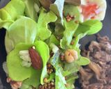 蕎麦の実トッピングのサラダ作り方6写真