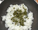 余ったお茶殻で!香り広がるお茶ーハン作り方1写真