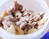 昼食おもてなし☆手作りツナ☆ブルスケッタ作り方4写真