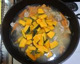 豚こま肉と緑黄色野菜のおかずなお味噌汁❀作り方4写真