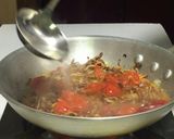 なめことトマトのコク旨ペペロンチーノ♡⃛作り方20写真
