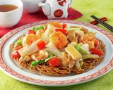 低糖質 大豆麺の焼き付け海鮮そば 作り方4写真