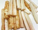 しあわせ☆カリじゅわ【フライドごぼう】作り方2写真