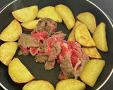 簡単！ご飯がすすむ◆さつまいもと牛肉炒め作り方5写真