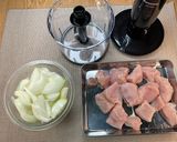 ハンドブレンダーで鶏つくね（胸肉）作り方2写真