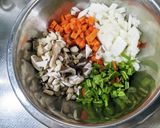 炊飯鍋で洋風おこわ（ピラフ風味）作り方2写真