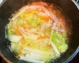 野菜たっぷりしょうがスープ作り方2写真