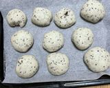ふんわりもっちり白玉粉入りごまあんぱん作り方5写真