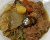 肉団子と白菜春雨スープ作り方6写真