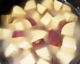さつまいもとひじきの炊き込みご飯作り方5写真