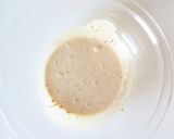 柿が美味しい【柿と卵のマヨサラダ】作り方2写真