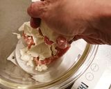 鶏ひき肉と油麩煮作り方3写真