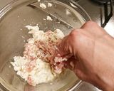 鶏ひき肉と油麩煮作り方4写真
