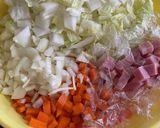 白菜たっぷりミネストローネ作り方1写真