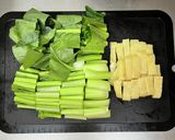 ムスリムも食べられる！小松菜の煮浸し作り方1写真