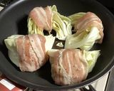 《豚バラで》キャベツ肉巻き作り方5写真