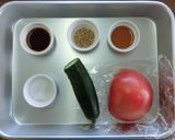 【副菜】きゅうりとトマトの中華サラダ作り方1写真