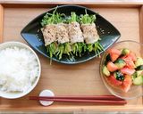 【主菜・副菜】豚肉巻きのレンジ蒸し作り方8写真