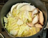 白菜たっぷりのカレーうどん作り方2写真
