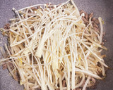 簡単♪もやし･ひき肉･えのきの餡掛け*°作り方2写真