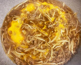 簡単♪もやし･ひき肉･えのきの餡掛け*°作り方5写真