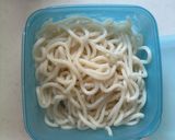 混ぜるだけ簡単！ふりかけバターうどん作り方1写真