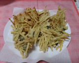 マコモタケとサツマイモのかき揚げ　２種作り方7写真