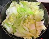 大量消費！豚バラ白菜ガリバタポン酢炒め作り方2写真