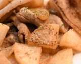 大量消費！豚バラ白菜ガリバタポン酢炒め作り方5写真