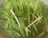 水菜としめじとしらすのお浸し♫作り方1写真