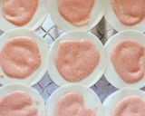 簡単おつまみ☆余った餃子の皮で明太ピザ作り方3写真