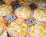 簡単おつまみ☆余った餃子の皮で明太ピザ作り方7写真