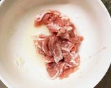 きな粉ピリ辛味豚こま白菜回鍋肉青椒肉絲風作り方1写真