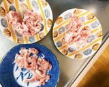 きな粉豚丼味豚こま白菜回鍋肉青椒肉絲風作り方3写真