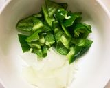 きな粉ピリ辛味豚こま白菜回鍋肉青椒肉絲風作り方5写真