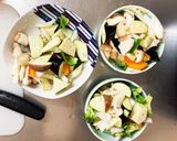 きな粉豚丼味豚こま白菜回鍋肉青椒肉絲風作り方11写真