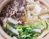 鍋☆炙り牛肉鍋☆白菜大量消費☆鍋つゆ不要作り方3写真