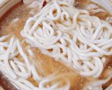 うどん☆ピリ辛スタミナ豚肉うどん☆鍋作り方2写真