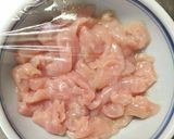 小松菜と 椎茸 鶏ささみの お味噌汁作り方1写真