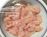 小松菜と 椎茸 鶏ささみの お味噌汁作り方1写真