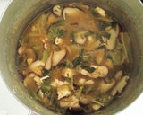 小松菜と 椎茸 鶏ささみの お味噌汁作り方8写真