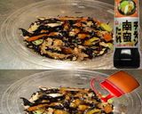 美味ドレとチキン南蛮のたれでひじきの煮物作り方1写真