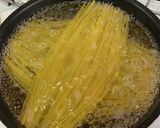 簡単納豆おろし明太子マヨパスタ作り方1写真