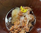 簡単納豆おろし明太子マヨパスタ作り方2写真