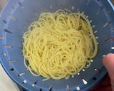 簡単納豆おろし明太子マヨパスタ作り方4写真