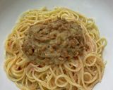 簡単納豆おろし明太子マヨパスタ作り方5写真